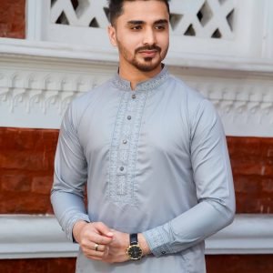 Mughal Embroidery Panjabi | Crs Ash