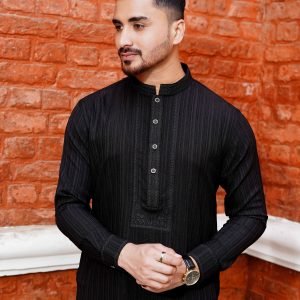 Ember Weave Panjabi | Pop Black